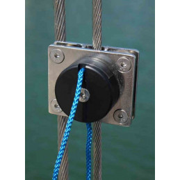 Support de hauban pour cordage avec RopeFix