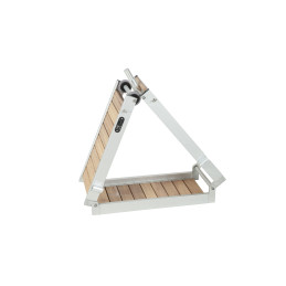 Passerelle LEGERE 2x pliable avec Teck / IROKO