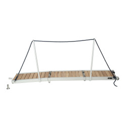 Passerelle LEGERE 2x pliable avec Teck / IROKO